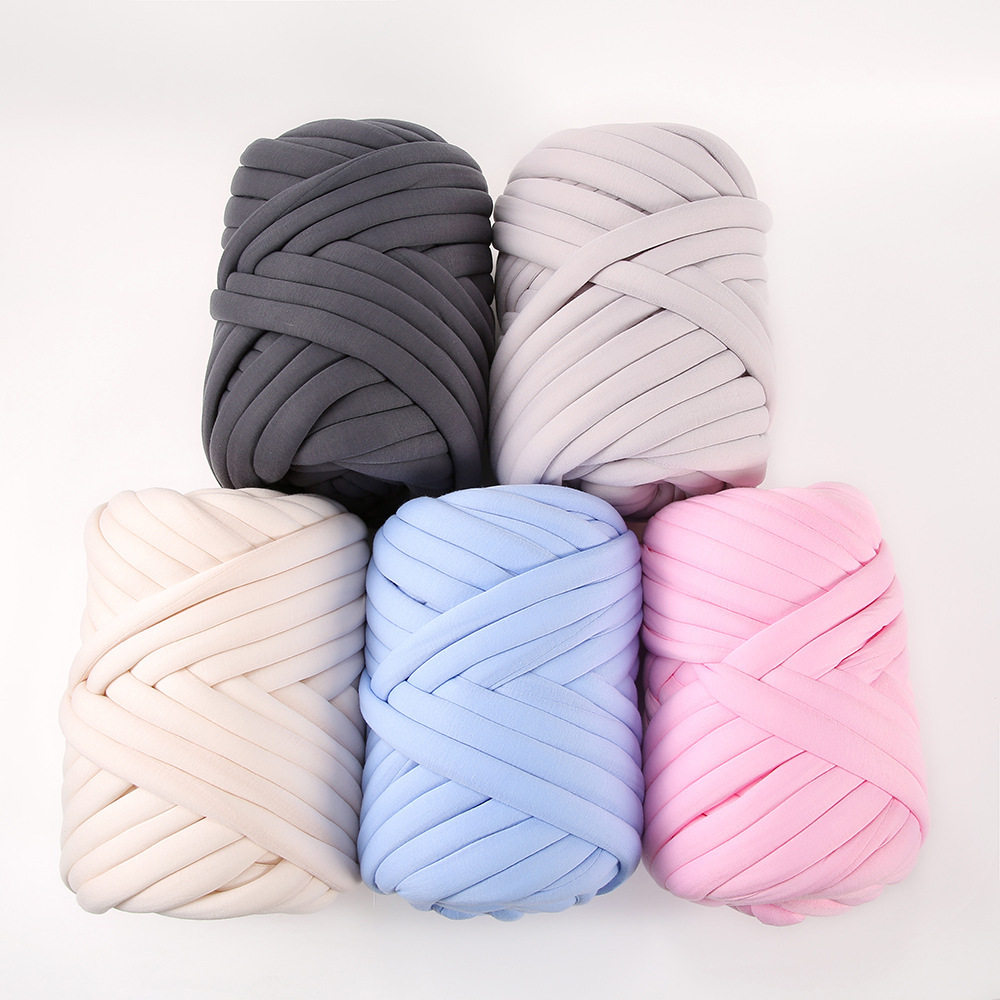 OHHIO new hand-woven blanket yarn filling core gauze strip coarse wool DIY blanket making material core wire