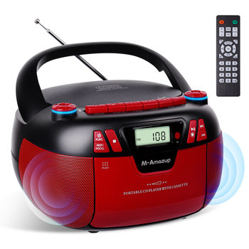 Cross-Border Multifunctional Portable Stereo Bluetooth Cd Player with Cassette USB with Am/Fm Recording