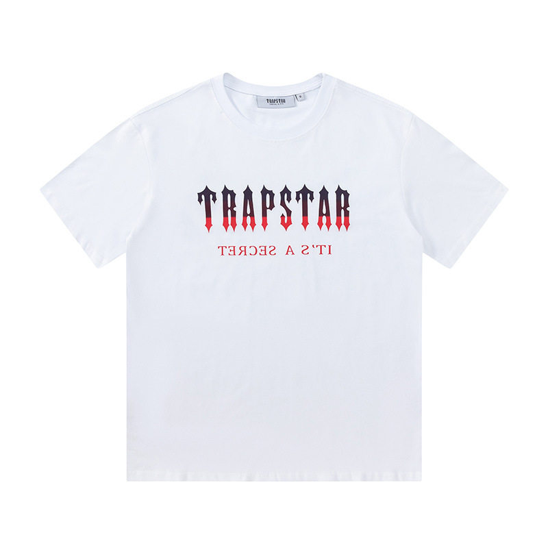 American trend brand trapstar short-sleeved men's couple ins street summer loose casual T-shirt female trendy tops