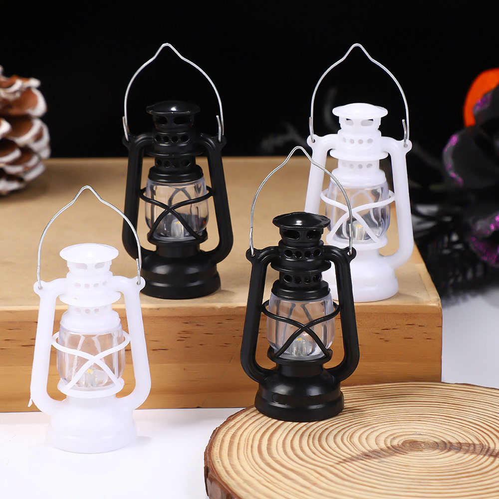 Mini Retro Led Digital Night Light Pendant Candle Light Outdoor Festive Atmosphere Scene Decorative Lamp Kerosene Lamp