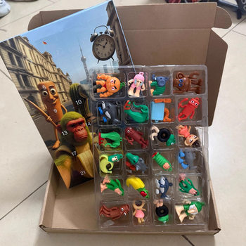 Cross-border Explosions Shanhaijing Blind Box Shoes Shark Stick Man Doll Holiday Gift 24pc Surprise Gift