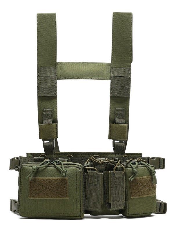 Outdoor Military Fan Tactical Chest Molle Field Training Vest Multifunctional Strap Special Forces Camouflage Vest