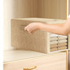 Cotton and Linen Deepened Clothes Box Home Wardrobe Wardrobe Toy Storage Box Portable Foldableable Storage Box