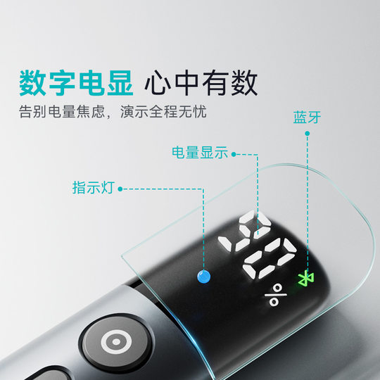 Big line A17 Pro LCD screen led high power green laser pointer Bluetooth USB dual mode PPT page turning pen meeting