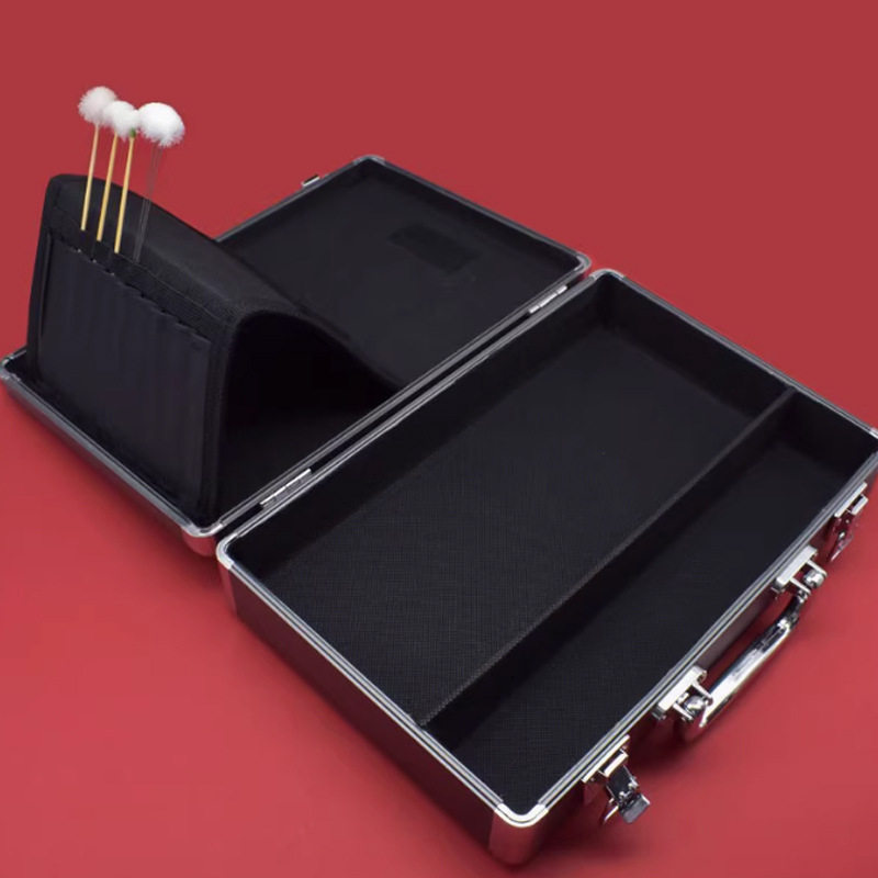 Aluminum Ear-Picking Tool Box with Isolation, Ultra-Large Capacity, Professional Ear-Picking Tool Box with Silent Storage