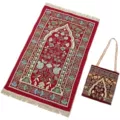 Red New Flower Bag Blanket