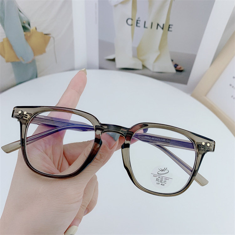 2021 New Little Red Riding Book Same Style Glasses Frame Plate Insert Myopia Frame Plain Anti-blue Light Plain Glasses