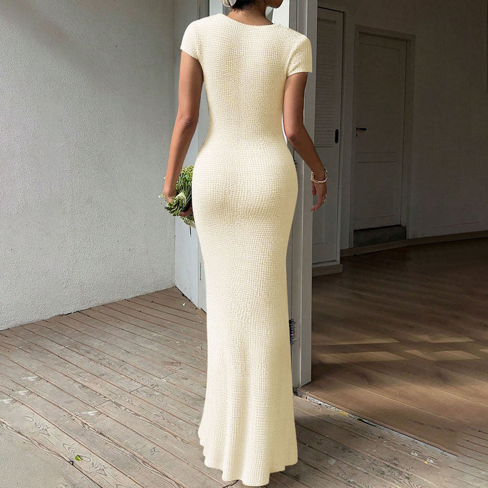 Elegant Mermaid Long Dress French Style Sexy Design Formal Occasion Wholesale Available OEM ODM service