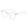 New Large Frame Retro Male Student Tr90 Glasses Frame Female with Prescription Myopia Glasses Frame Anti-Blue Light Flat Mirror oz
