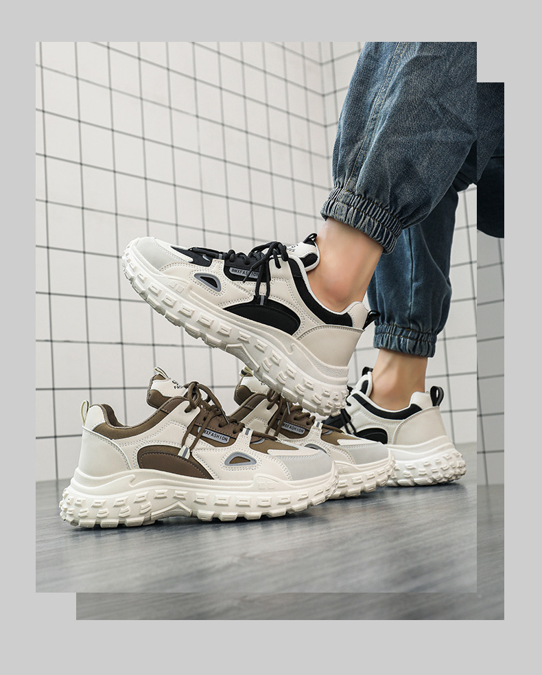 Popular online popular men's shoes New Spring versatile casual height increasing white sports Hong Kong style Daddy ins fashion shoes 1 O1CN01EPExK41fAw5R9KcAc !!2216819813967 0 cib