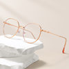 New anti-blue light square glasses TikTok same style plain beauty artifact popular Net red glasses frame female Korean style fashion glasses