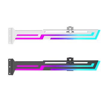 Power train graphics card bracket horizontal installation argb Shengguang synchronous computer chassis fixed support rod bracket