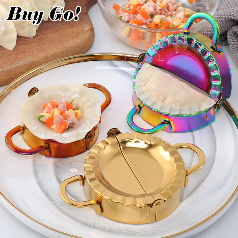 304 Stainless Steel Dumpling Maker Tool for Lazy People to Quickly Make Dumplings and Leek Boxes, Manual Dumpling Maker