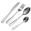 Stainless Steel Knife, Fork and Spoon Tableware Four-Piece Set for Home Hotel Western Restaurant Thickeneded Western Tableware Steak Knife and Fork Dessert Spoon