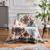Jacquard Sofa Towel Suitable for All Seasons, Dust-Proof Decorative Throw Blanket, Outdoor Multi-Purpose Camping Blanket, Thread Blanket, Picnic Mat