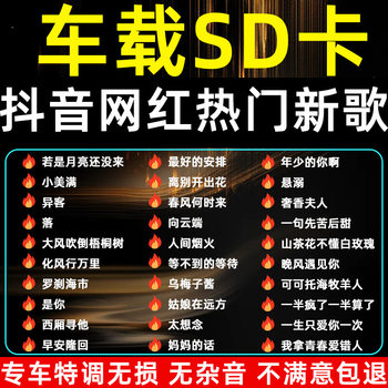 Car Sd Card Songs 2025 New Memory Card USB Music Sd High-Quality Car Memory Card Tf Storage Card U