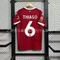 25-26 liverpool home red fan version (no. 6)
