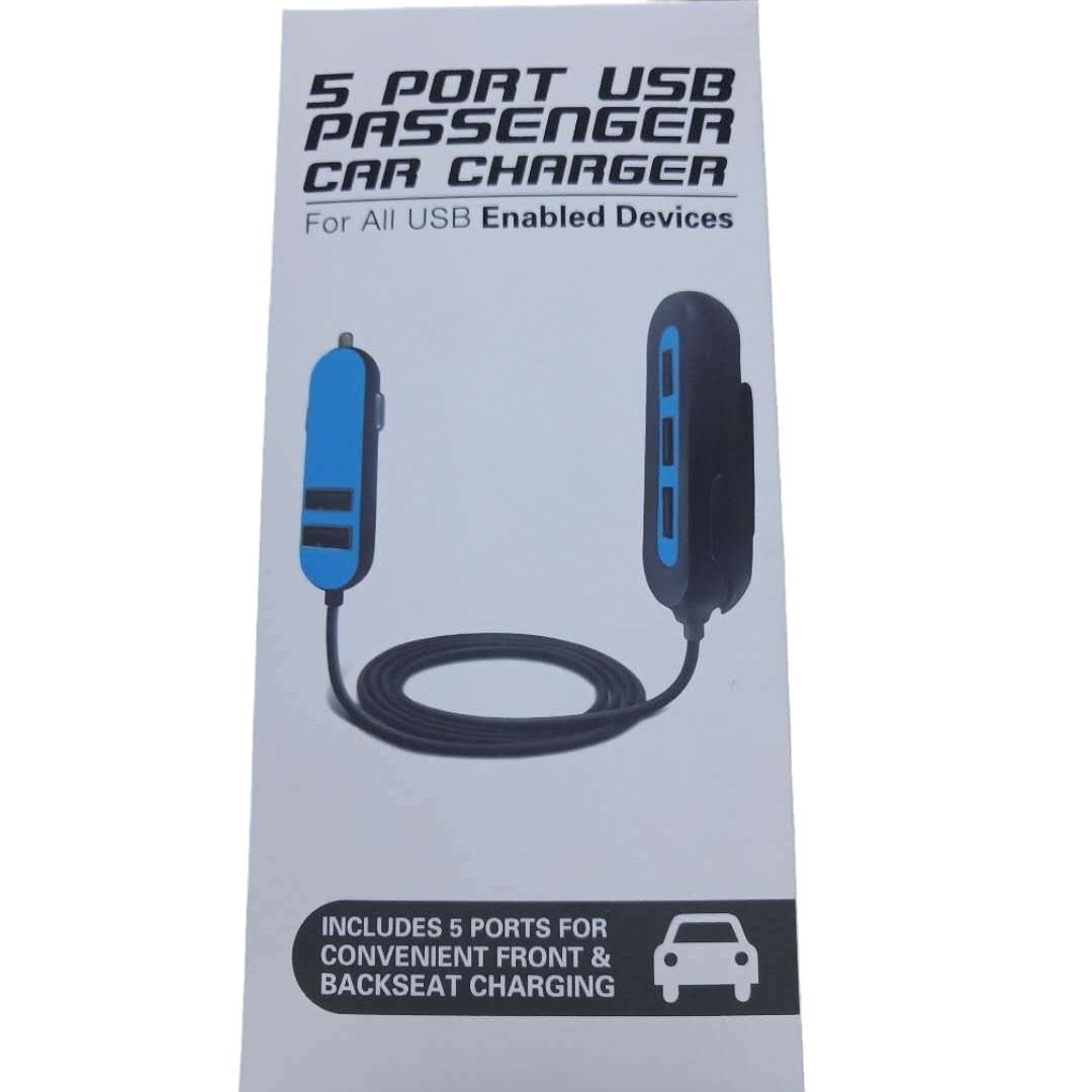 New car charger multi-port usb car charger with line car Mobile Phone Charger 4.8a car charger fast charger dual-port charger