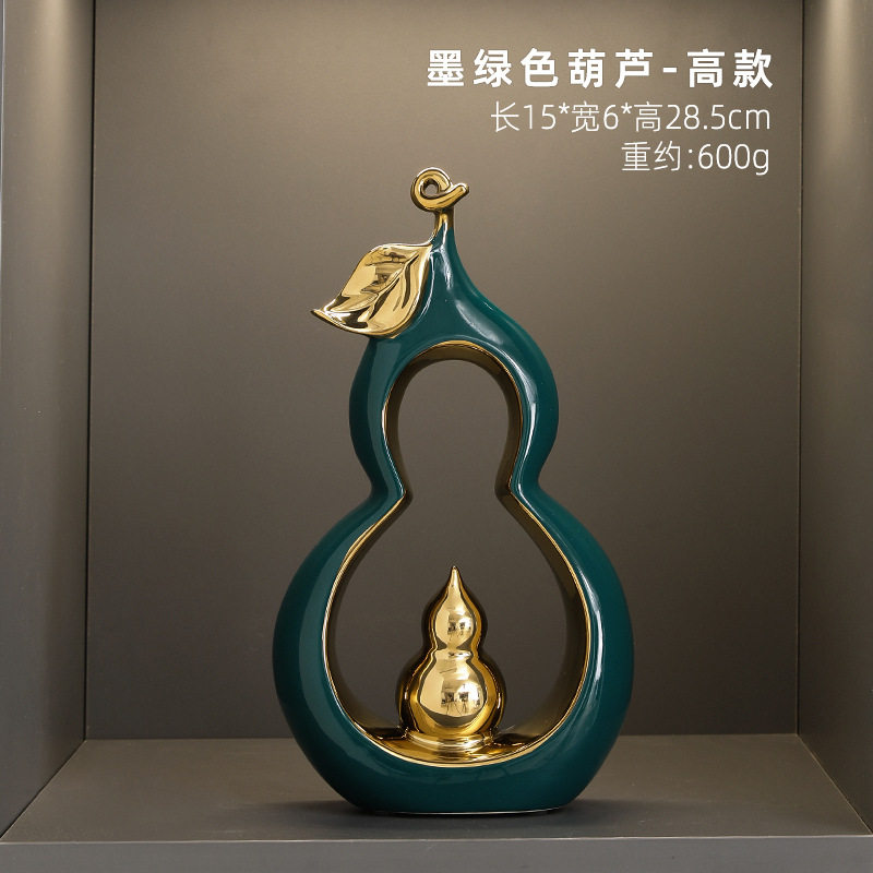 新中式高档酒柜装饰品餐边柜摆件客厅创意家居饰品室内软装装饰