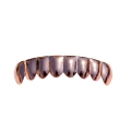 Rose gold 8-tooth flat teeth (lower denture)