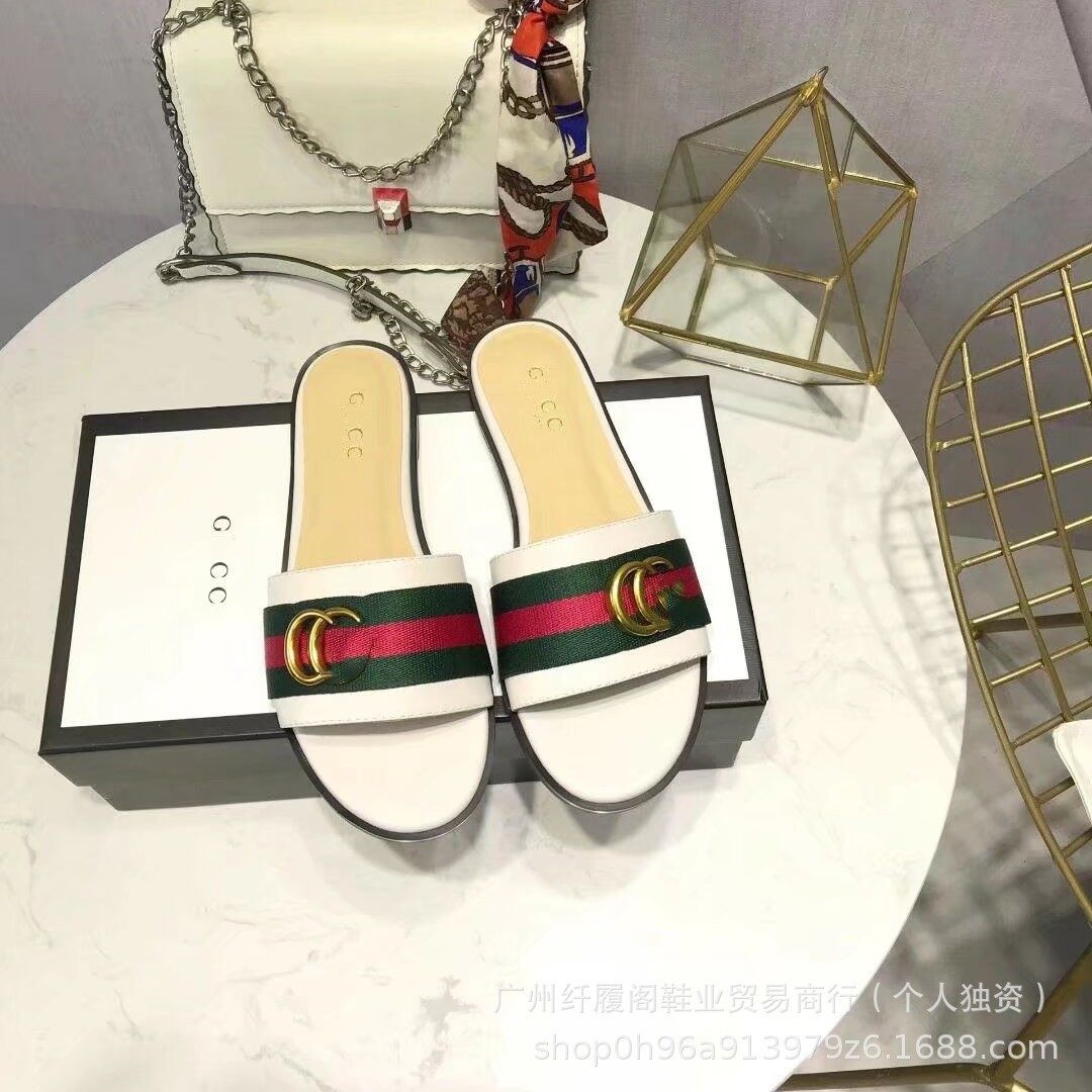 25 New Foreign Trade European and American Middle Eastern Dubai Russian Dutch German Iranian Webbing Horsebit Flat Slip-Ons