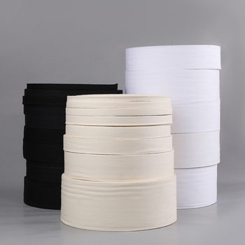 Pure cotton belt cotton plain weave webbing printing webbing 0.3cm-8cm manufacturers edging webbing printable trademark belt
