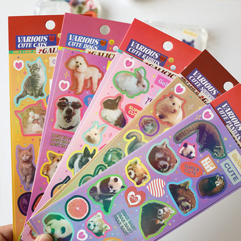 Curry Sissy Original Authorized American Retro Animal Sticker Goo Card Hand Account DIY Mobile Phone ipad Decorative Sticker