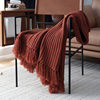 Solid Color Thickened Towel Bedside Towel Sofa Leisure Decorative Blanket New Generation Ready-Made Woven Blanket