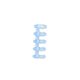 5-Hole Clip Segmented Plastic Five-Hole Loose-Leaf Ring Hand Account DIY Porous Book Clip Creative Can Hold Loose-Leaf Buckle