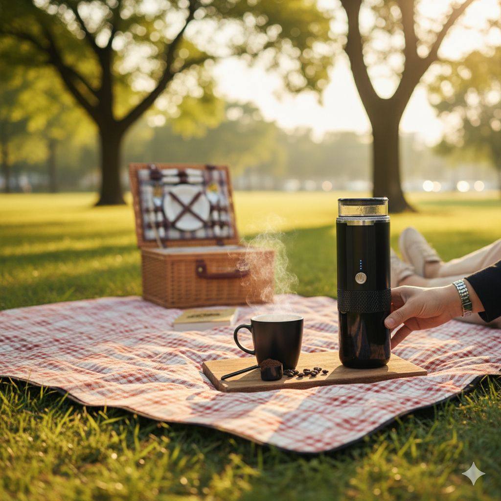 Cross-Border Portable Coffee Maker, Outdoor Convenient Coffee Maker, Usb-Powered Coffee Freedom