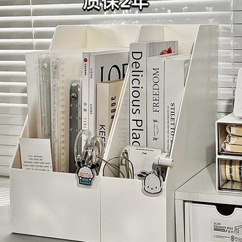 Book Stand File Rack Desktop Bookshelf Student Book Storage Box Desk Book Clip Storage Rack Desk Storage Rack