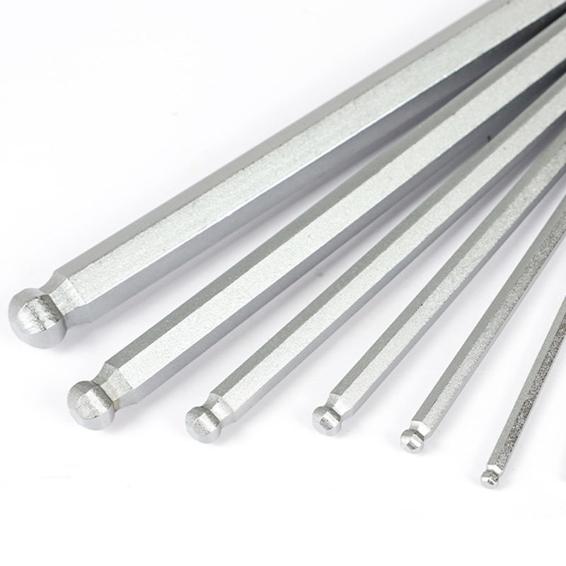 L型内六角扳手单个平头搬手球头板手内6角小螺丝刀内六方六菱角S2