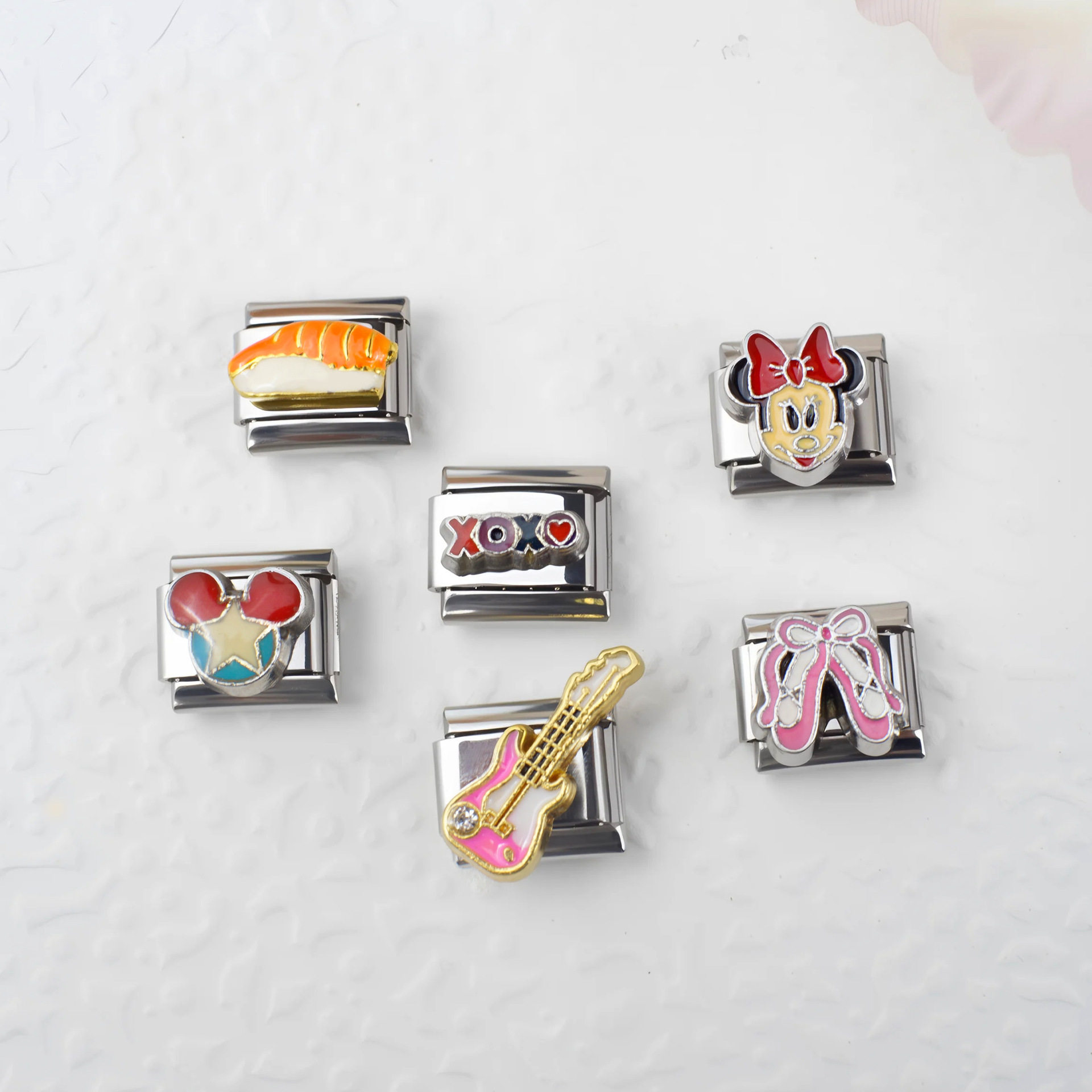 New Italian Style Modular Bracelet Series Minnie Series Styling Personality Assembly Chain