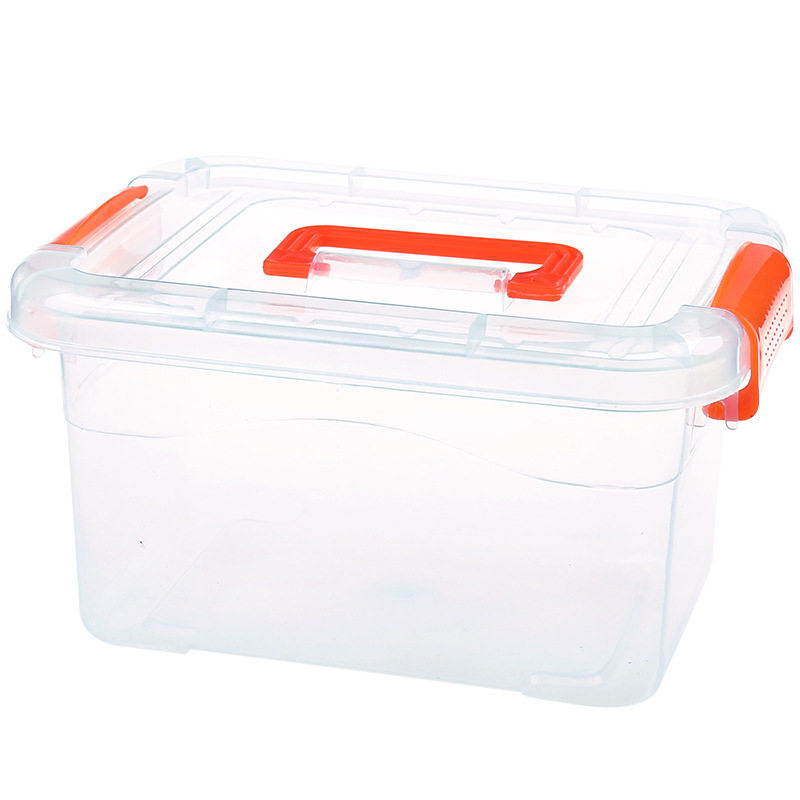 Large Transparent Storage Box for Home Living Room and Bedroom Toy Clothing Organization Stackable Dust-Proof Multi-Functional Storage Box