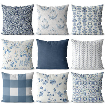 American Retro Style Pillow Velvet Double-Sided Cushion Sofa Decorative Backrest Lunch Break Bedside Pillowcase Car Waist Pillow