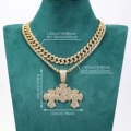 Gold cross necklace