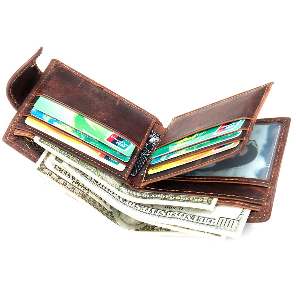 Margaret 2023 New Retro Fashion Wallet Driver's License Wallet First Layer Cowhide Men's Wallet Thin Section
