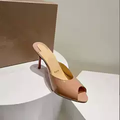 Foreign Trade French-Style Cl European and American Red-Soled Women's Stiletto Heels, Sexy Pointed-Toe Shallow-Mouthed Single Shoes, High-Heeled Fish-Mouth Women's Shoes