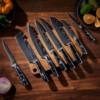 Amazon Cross-Border Best-Selling Chef's Knife Household Kitchen Knife Japanese Stainless Steel Sharp Damascus Pattern Western Knife