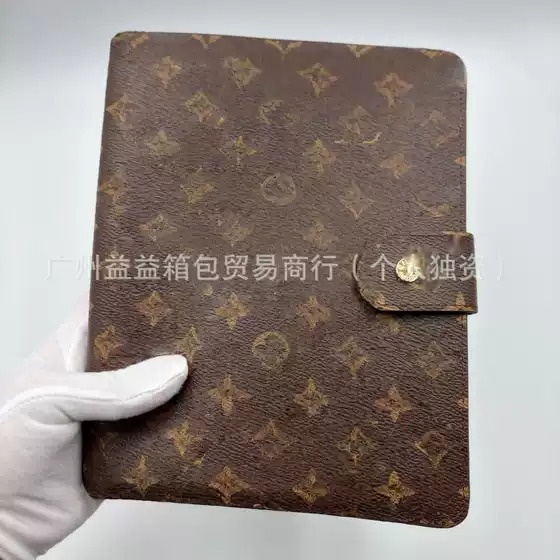 Popular Lv-Style Notebook, Large Capacity Mongram Simple Portable Card Holder, Passport Holder, Document Organizer