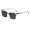 Transparent gray frame black and gray film