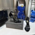 Thin heel black 8cm