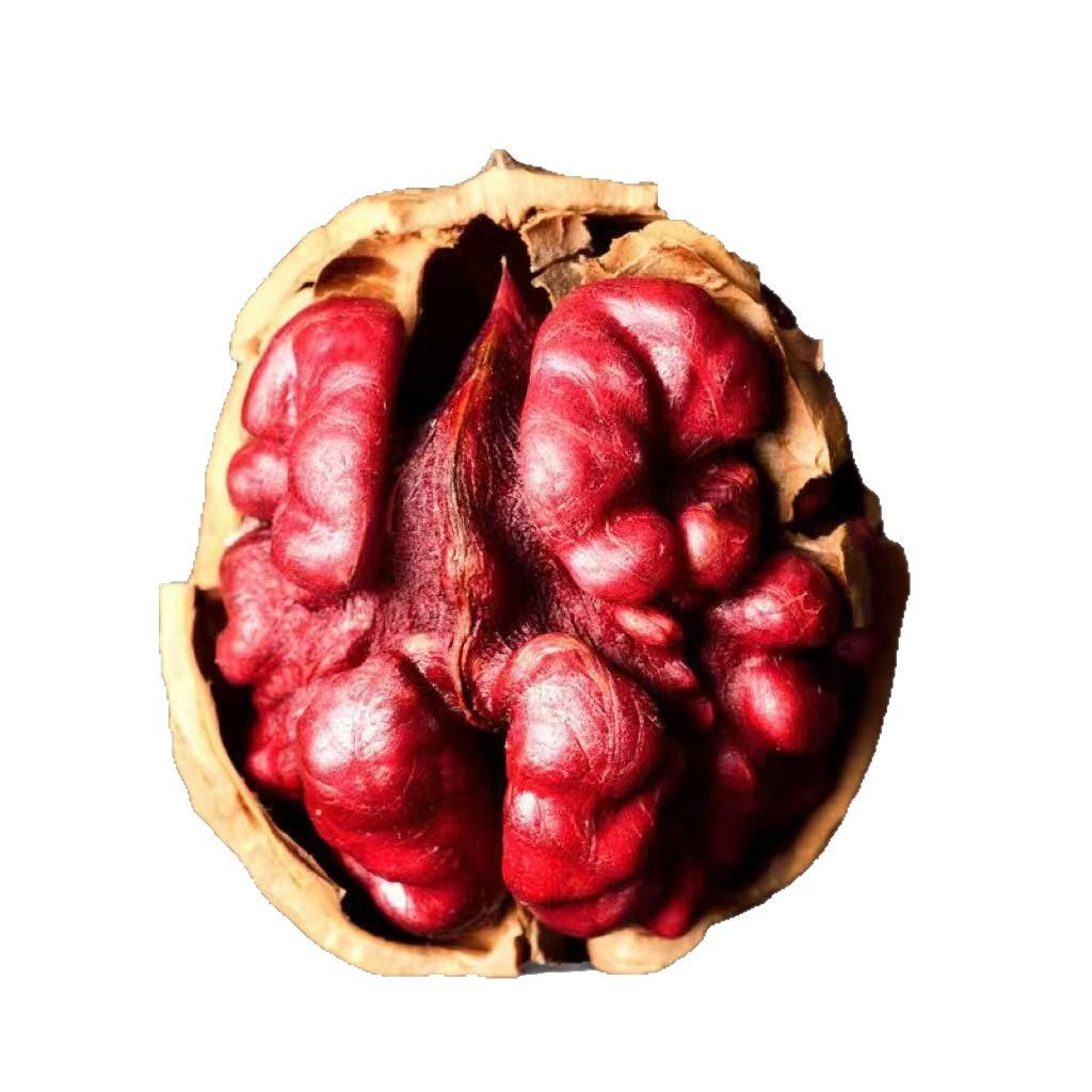 Xinjiang Red-Skinned Walnuts with Red Flesh, Thin Skin, Crispy and Fragrant, Hand-Picked Fresh Walnuts, Suitable as a Snack for Pregnant Women and the Elderly