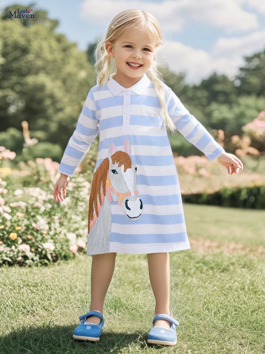 Girls' New Autumn Cotton Cartoon Dress Wholesale, Kids' Dress