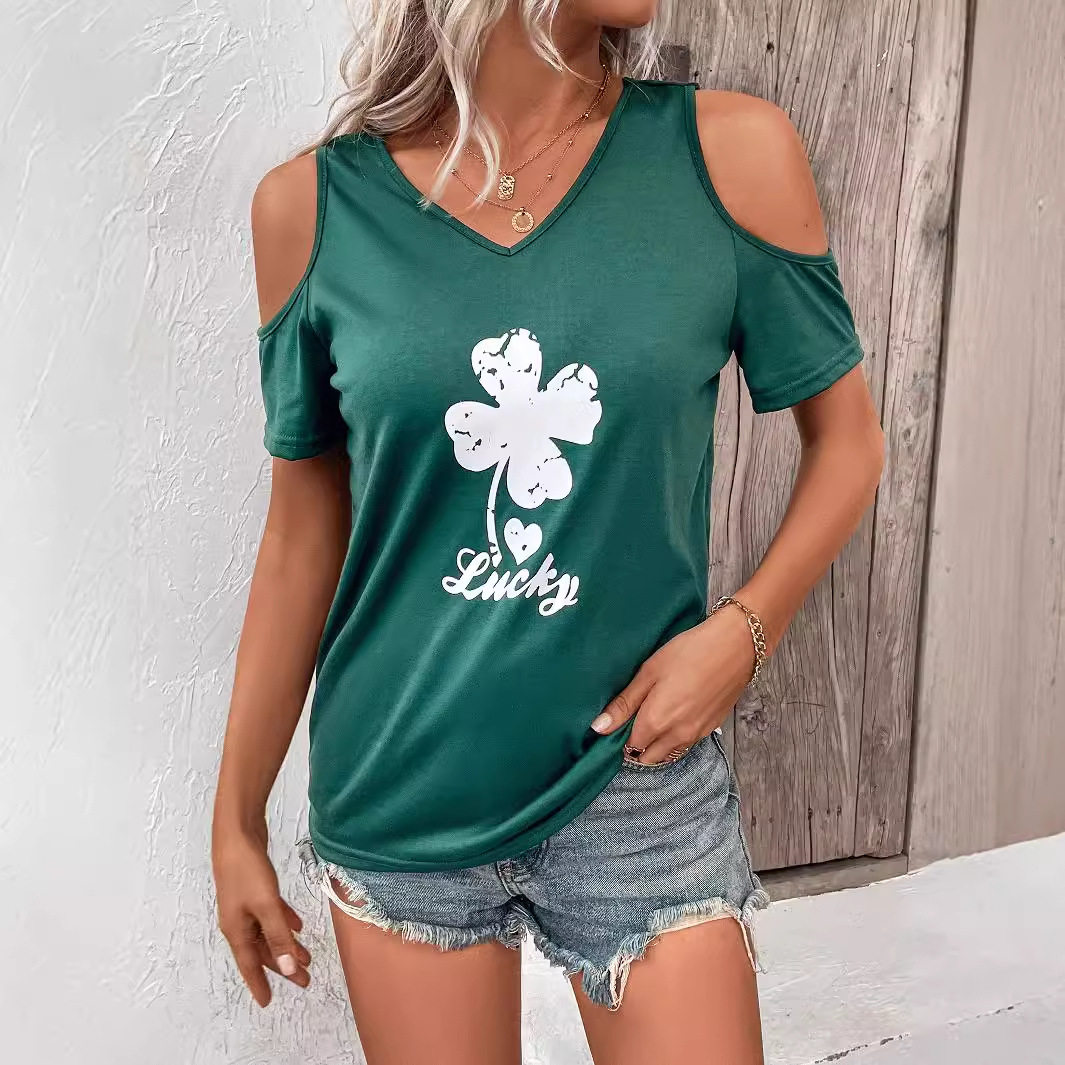 Loose Fit Batwing Sleeve T Shirt Round Neck Off Shoulder Versatile Design Casual Wear for Women Wholesale Available