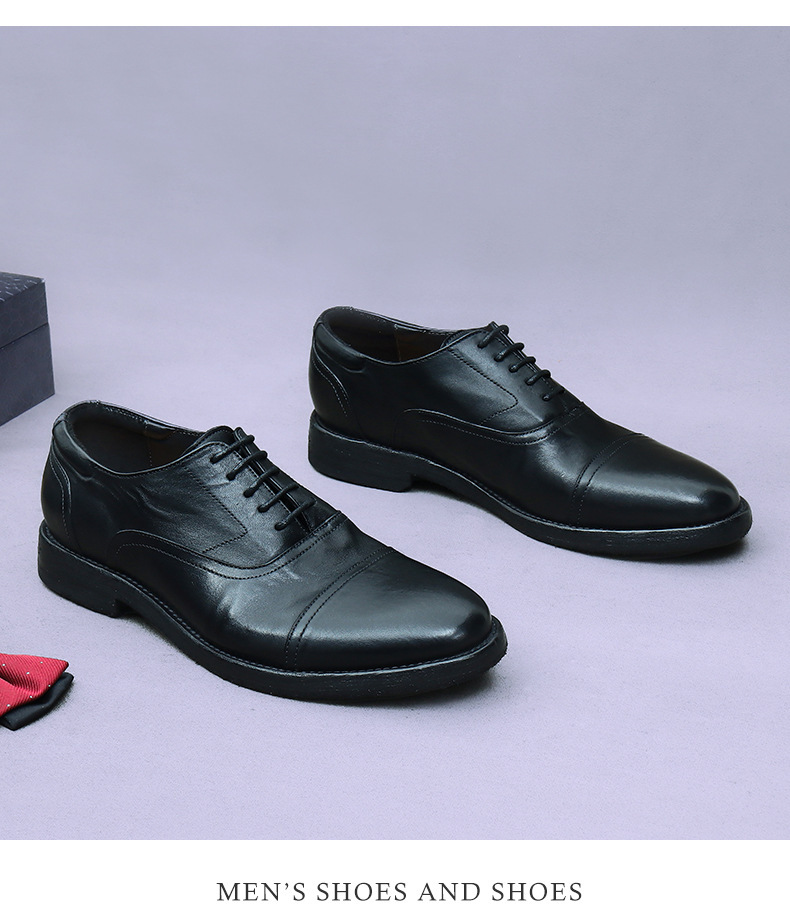 Giày da nam derby mũi tròn da ngựa Ý thủ công Goodyear — Màu đen, Màu cà phê