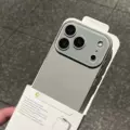 [cement gray] crystal lens skin-feeling pc hard case
