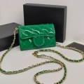 Dark green patent leather