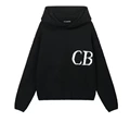 9-33 Black Hooded Sweater