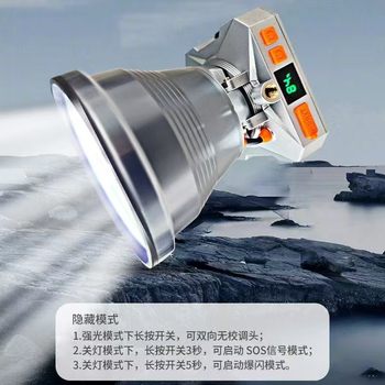 Youfuo M9 Laser Lithium Battery Headlamp Rechargeable Outdoor Strong Light Ultra-Long Battery Life Mining Lamp High-Power Head-Mounted